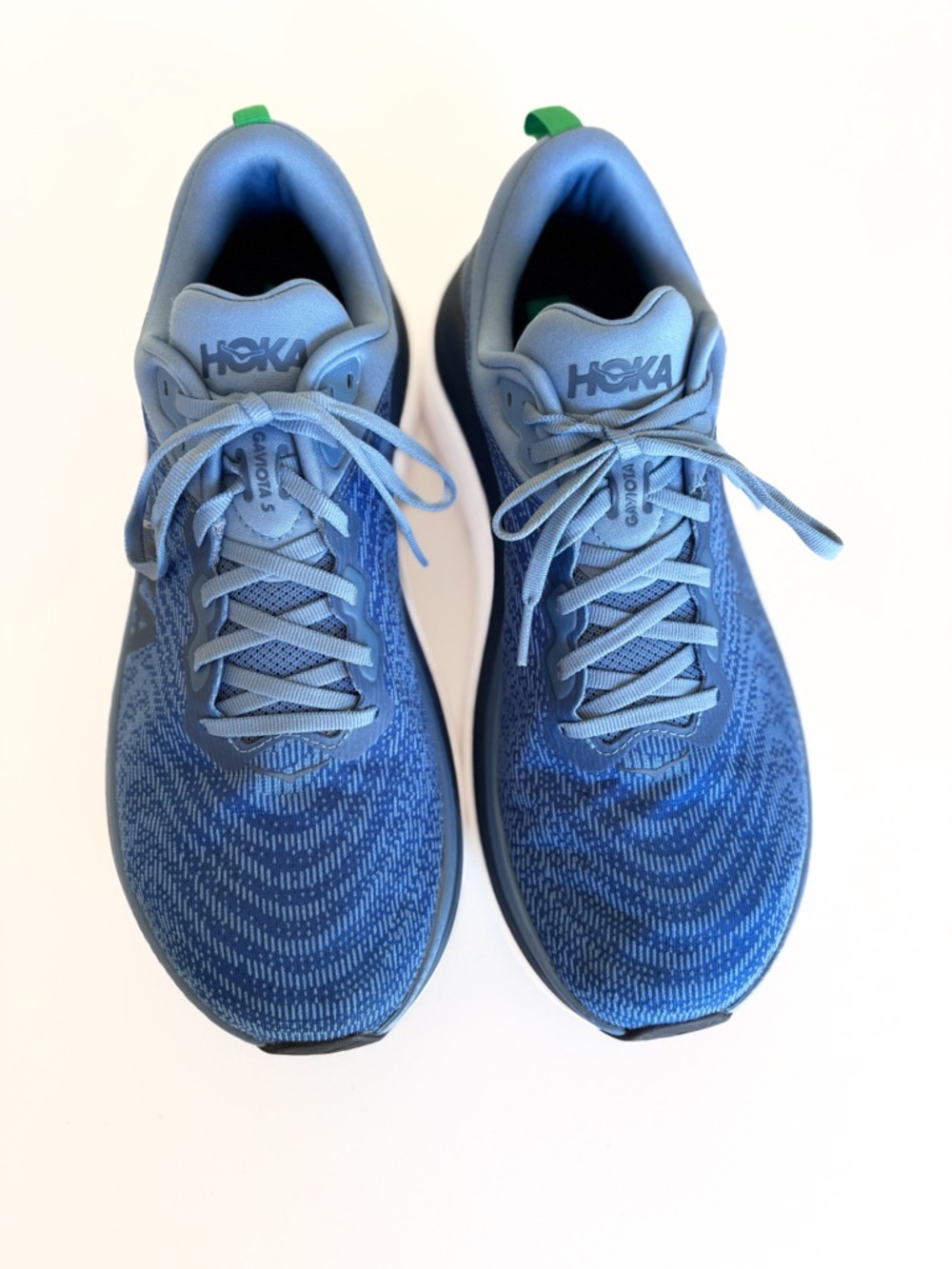 Hoka Men’s Gaviota 5 Blue Stability Running and Walking Shoes - Picture 5 of 9
